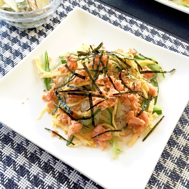 簡単！焼き鮭のちらし寿司